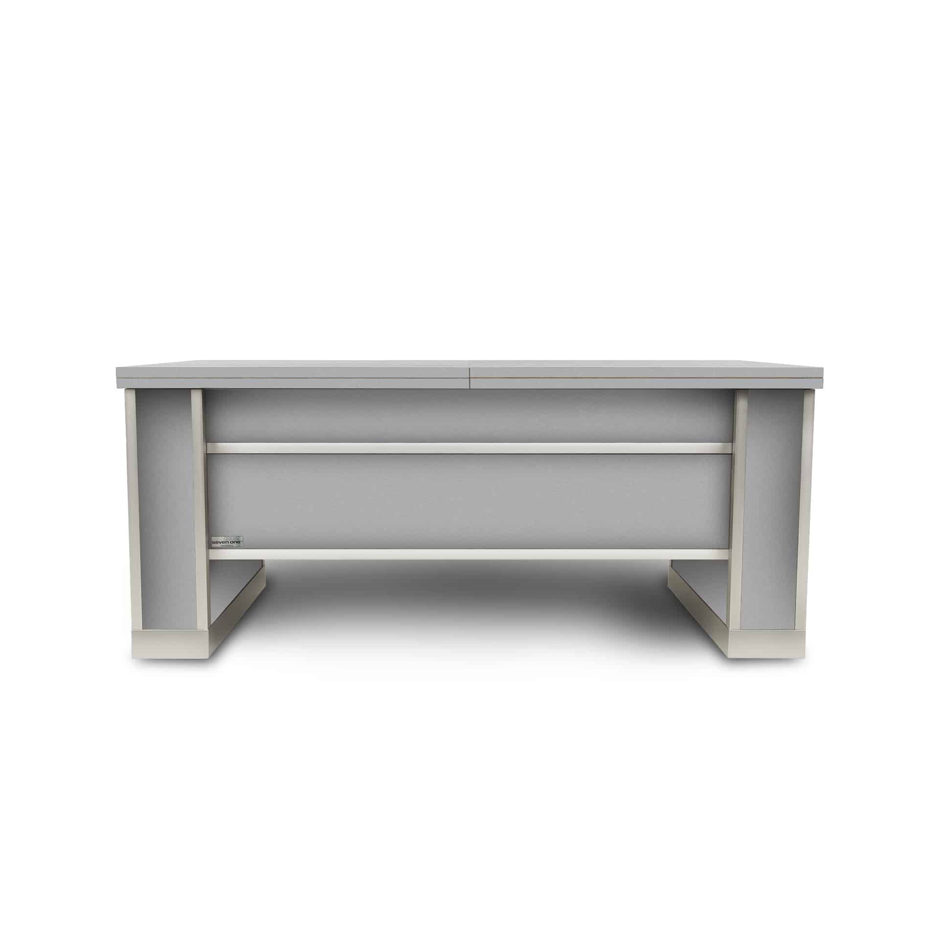 mesa extensible y elevable de aluminio