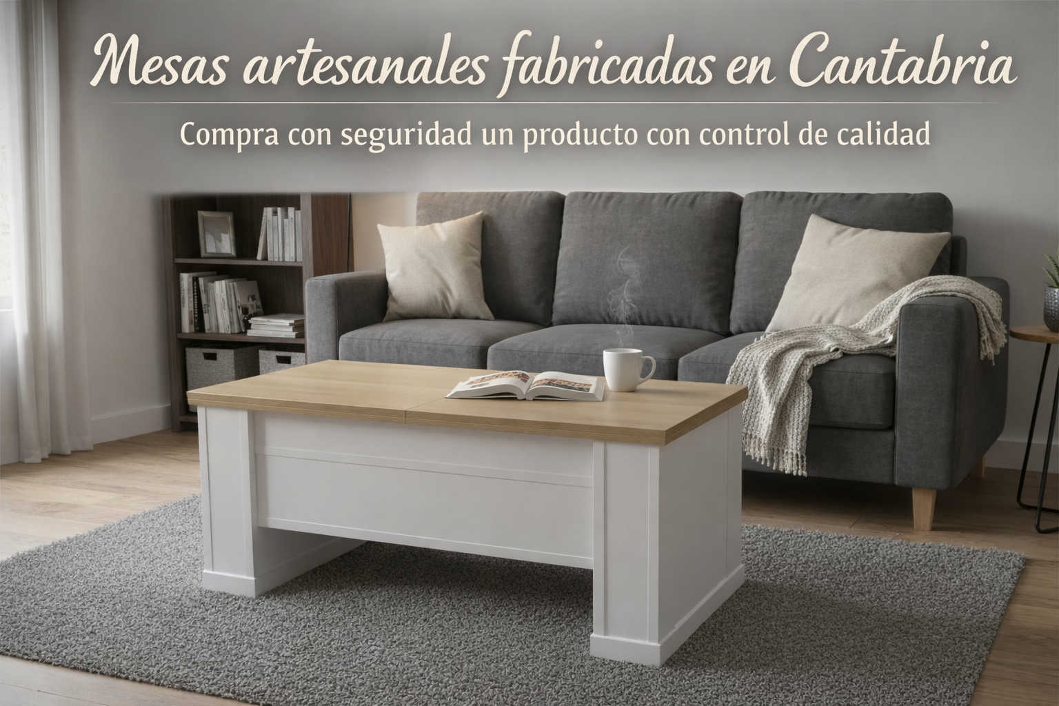 Mesa elevale y extensible blanca, el regalo perfecto